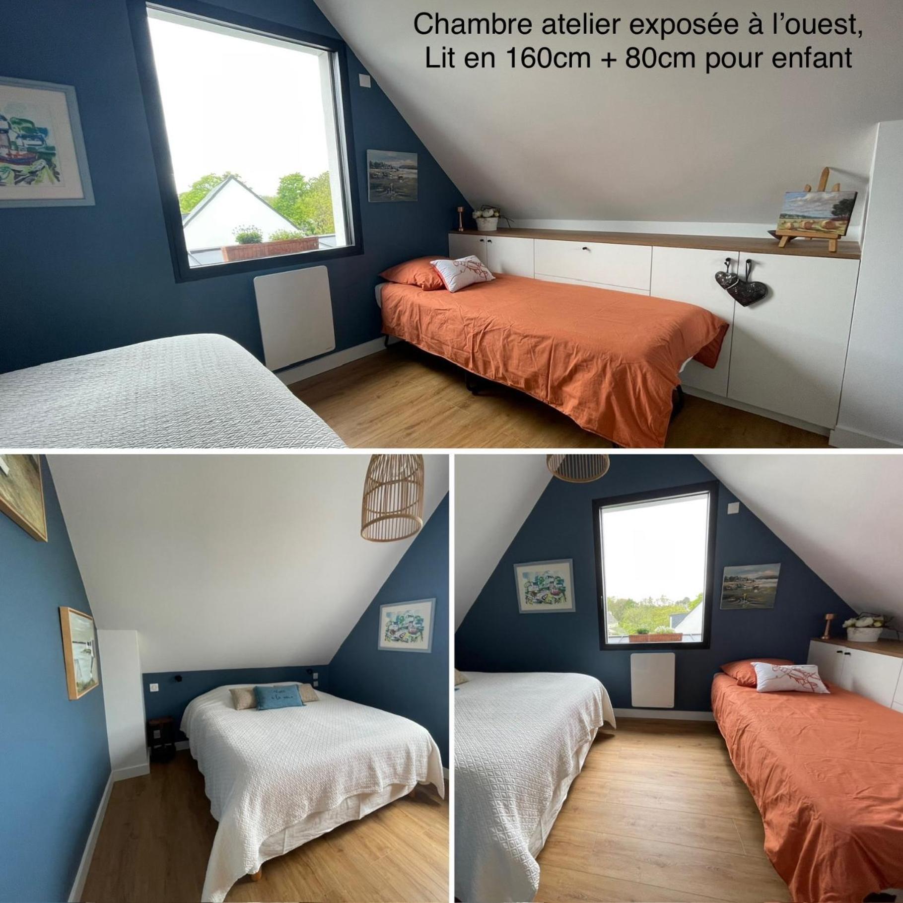 Ty Glazu Doelan Espace 60M2, Port& Criques A Pied, 2 Chambres Privees Au 1Er Etage, Sdb, Wc Separe Clohars-Carnoet Екстер'єр фото