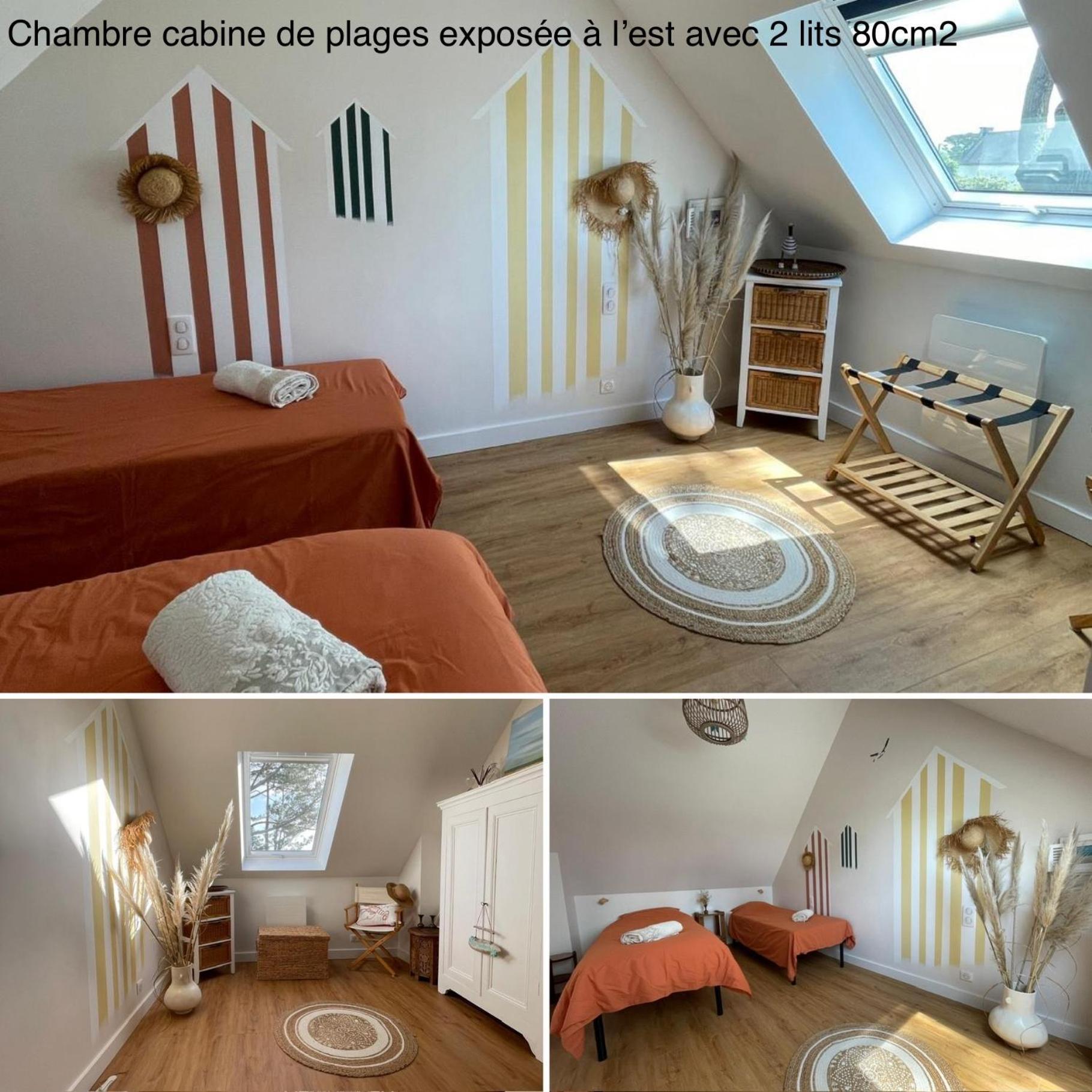 Ty Glazu Doelan Espace 60M2, Port& Criques A Pied, 2 Chambres Privees Au 1Er Etage, Sdb, Wc Separe Clohars-Carnoet Екстер'єр фото